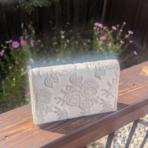 Valerie Stevens white beaded purse